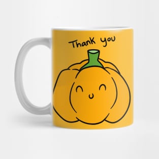 Thank You Cute Orange Bell Pepper Mug